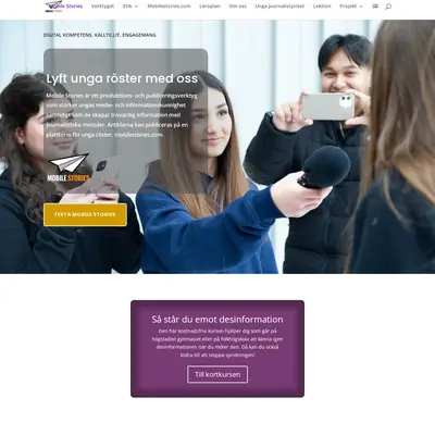 mobilestories.com startsida 2025