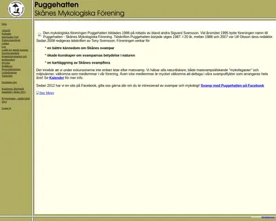 Puggehatten startsida 2012