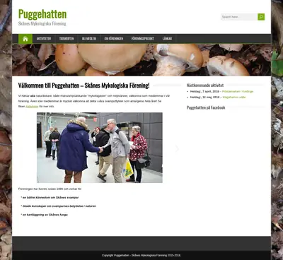 Puggehatten startsida 2018