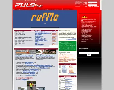Puls startsida 2008
