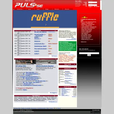 Puls startsida 2009