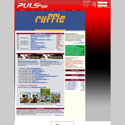 Puls startsida 2011