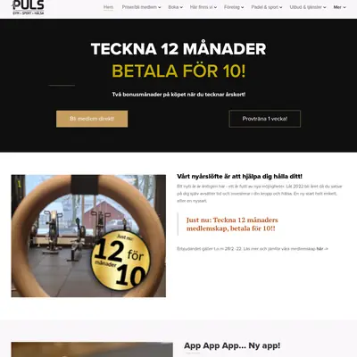 Puls startsida 2022
