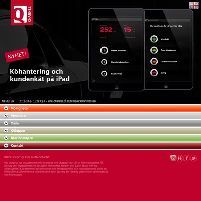 Channel Q startsida 2015