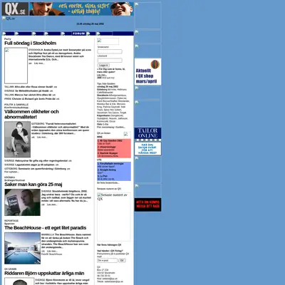 http://www.qx.se startsida 2002