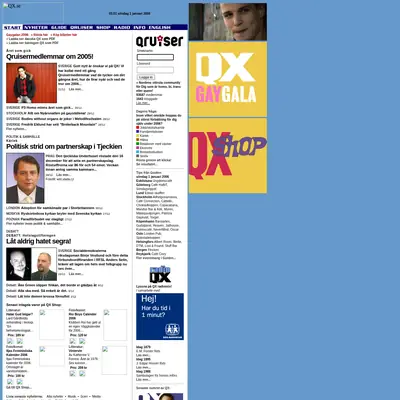 http://www.qx.se startsida 2006