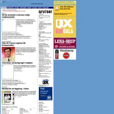 http://www.qx.se startsida 2007