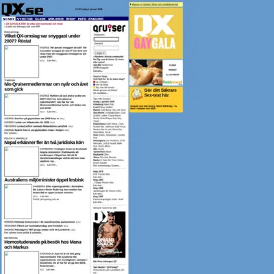 http://www.qx.se startsida 2008
