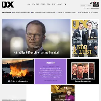 http://www.qx.se startsida 2017
