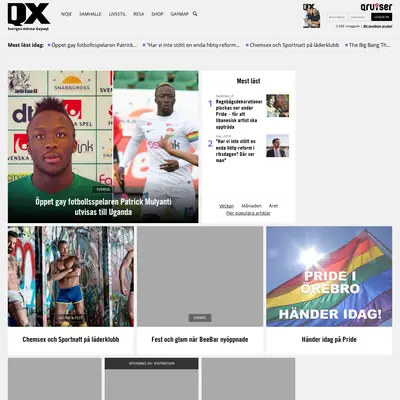 http://www.qx.se startsida 2018