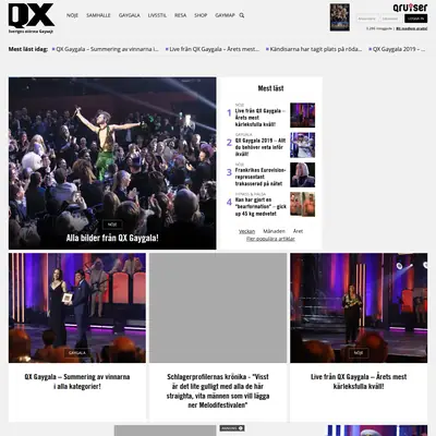 http://www.qx.se startsida 2019