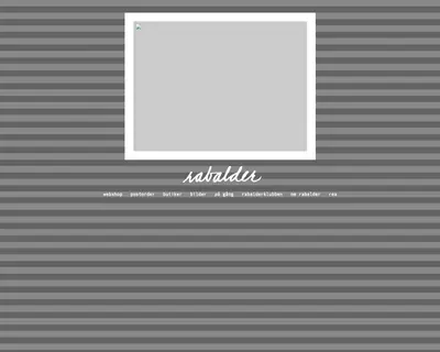 Rabalder startsida 2009