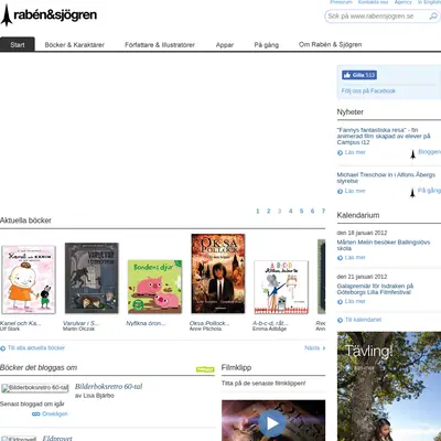 rabensjogren.se startsida 2012