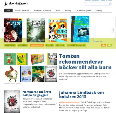 rabensjogren.se startsida 2014