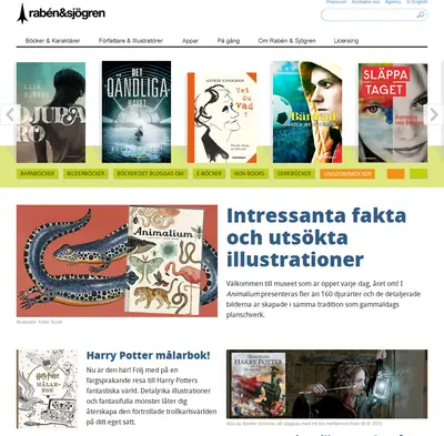 rabensjogren.se startsida 2016