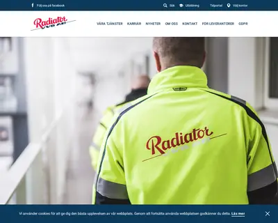 www.radiatorvvs.se startsida 2022