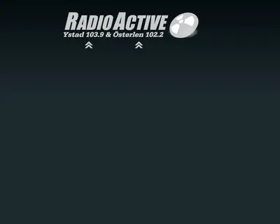 Radio Active Sjöbo 107,8 startsida 2014