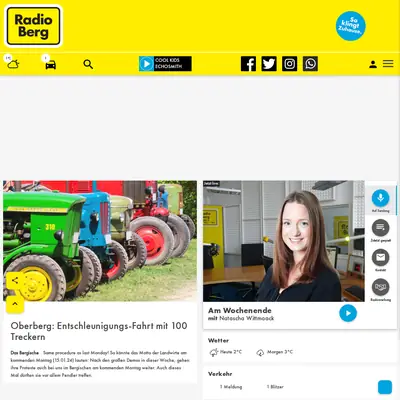 Radio Berg startsida 2024