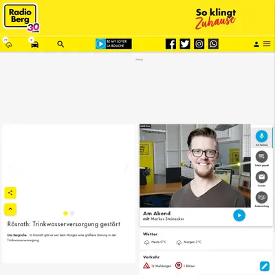 Radio Berg startsida 2026