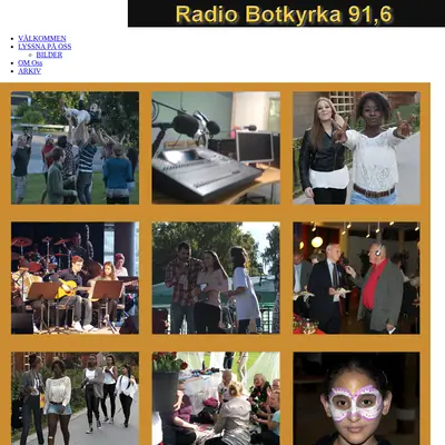 Radio Botkyrka 91,6 startsida 2013