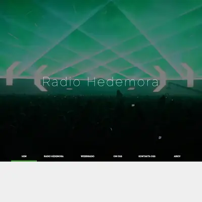 Radio Hedemora startsida 2019