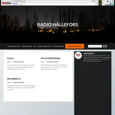 Hällefors närradioförening startsida 2025