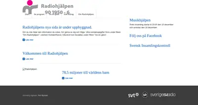 www.radiohjalpen.se startsida 2012