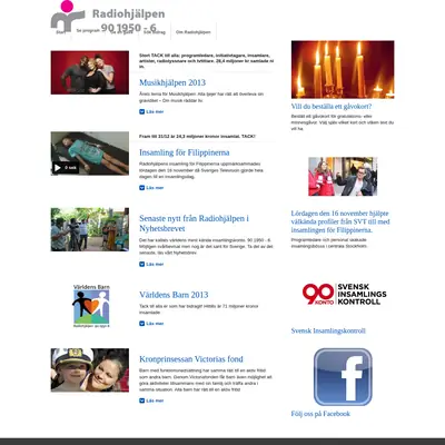 www.radiohjalpen.se startsida 2014