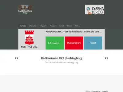 Radio Kärnan startsida 2017