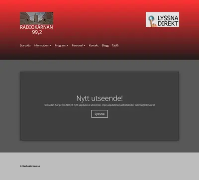 Radio Kärnan startsida 2022