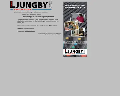 Radio Ljungby startsida 2013