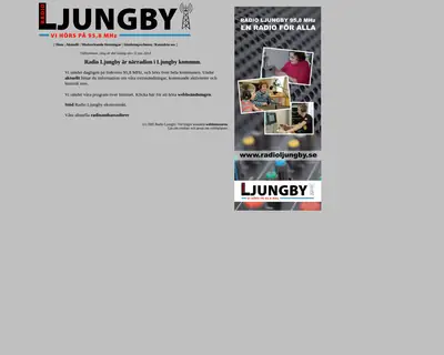Radio Ljungby startsida 2014