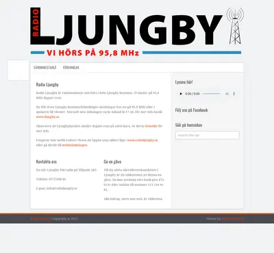 Radio Ljungby startsida 2023