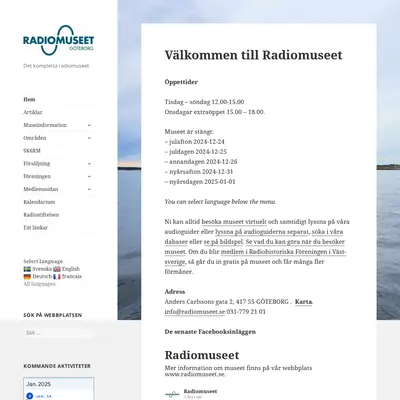 Audionen startsida 2025