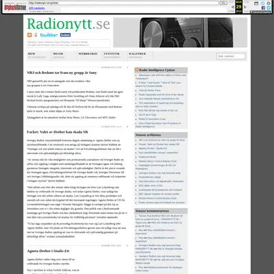 radionytt.se startsida 2010