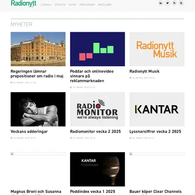 radionytt.se startsida 2025