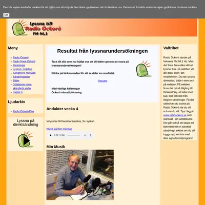 Radio Öckerö startsida 2022