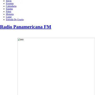 Panamericana FM startsida 2017
