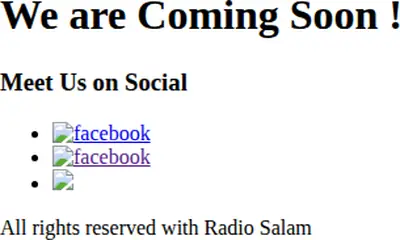 Radio Salam startsida 2023