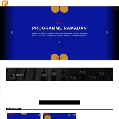 Radio Salam startsida 2026