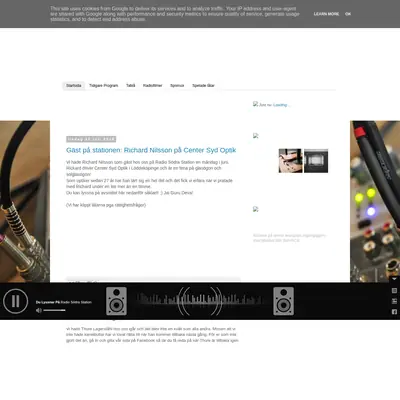 Radio Södra Station startsida 2018