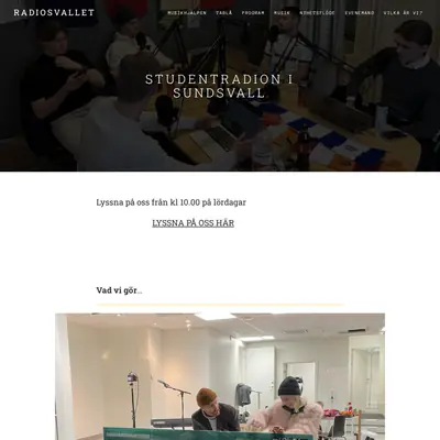 Radiosvallet startsida 2024