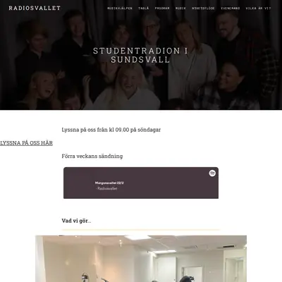 Radiosvallet startsida 2025