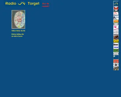 RadioTorget startsida 1999