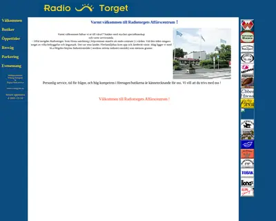 RadioTorget startsida 2002