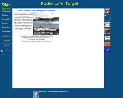RadioTorget startsida 2004