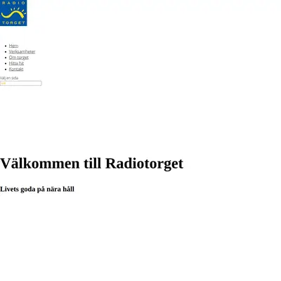 RadioTorget startsida 2017