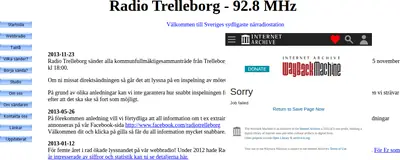 Radio Trelleborg startsida 2012