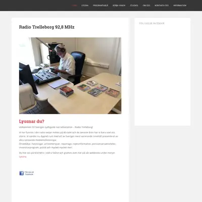 Radio Trelleborg startsida 2019