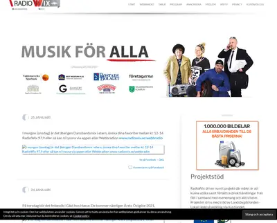 Radio wix startsida 2022